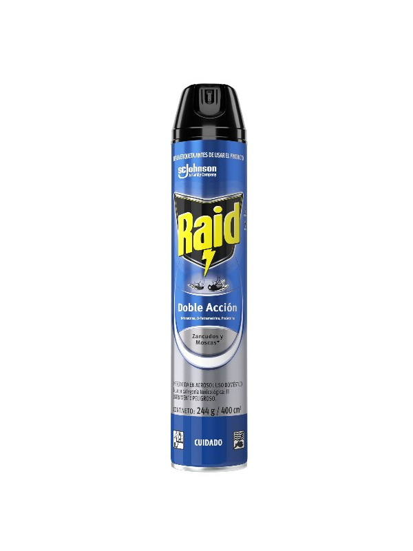 RAID SPRAY DOBLE ACCION 400 ML TRS