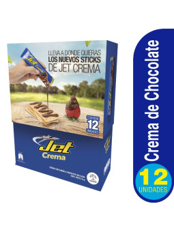 CHOCOLATINA JET CREMA 18 GR 12 UNDS