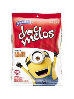 CHOCMELOS MINIONS 28 GR. 10UDS