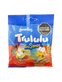 GOMAS TRULULU GUSANOS DULCES BOLSA 70 GR          