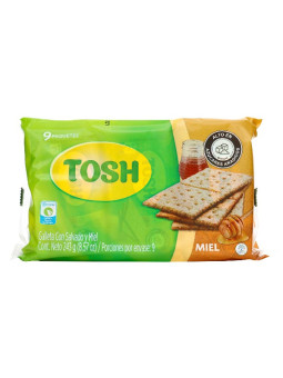GALLETAS TOSH MIEL FIT 243 GRS 9 UND              