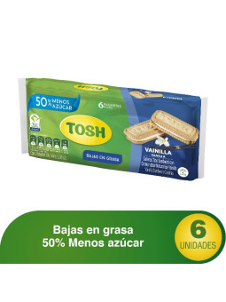 GALLETAS TOSH VAINILLA 6 UND                      