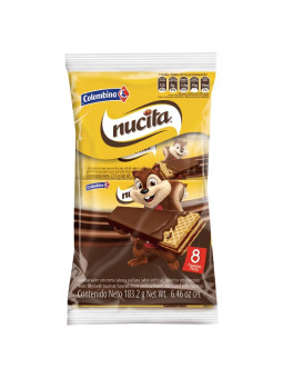 GALLETAS NUCITA WAFER 8 UDS