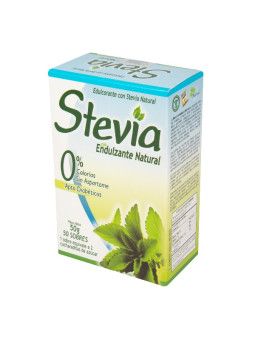 STEVIA ENDULZANTE 50 SOBRES