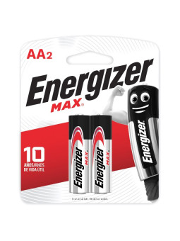 PILA ENERGIZER MAX ALKALINA AA 2 UDS