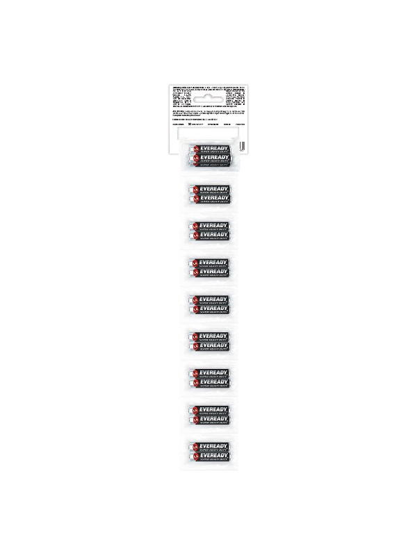 PILA EVEREADY PEQ.10 BLISTER R.1215