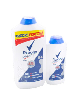 TALCO REXONA EFF.ORIG.300GR TAL 85G S.O. TRS
